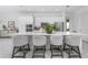 Spacious kitchen with island, stainless steel appliances, and white cabinetry at 9973 Calumet Blvd, Port Charlotte, FL 33981