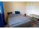 Bedroom with a double bed and closet at 860 Columbia St, Port Charlotte, FL 33948