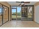Bright screened patio with golf course view at 1355 Saxony Cir # 211, Punta Gorda, FL 33983