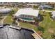Aerial view of the house and surrounding area at 2868 Coral Way, Punta Gorda, FL 33950