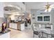 Spacious kitchen with granite countertops, stainless steel appliances, and breakfast nook at 2868 Coral Way, Punta Gorda, FL 33950