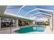 Enclosed pool and patio with access to the house at 2868 Coral Way, Punta Gorda, FL 33950