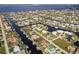 Wide aerial view of property and surrounding community at 2868 Coral Way, Punta Gorda, FL 33950