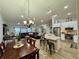 Open concept living and kitchen area with a large island at 20246 Hamilton Ave, Port Charlotte, FL 33952