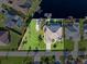 An elevated view of the property showing its location and size at 4271 Beach View Ct, Port Charlotte, FL 33948