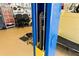 Close-up of a car lift in a garage at 543 Lincoln Nw Ave, Port Charlotte, FL 33952