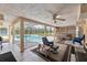 Relaxing pool and spa area with covered lanai at 543 Lincoln Nw Ave, Port Charlotte, FL 33952