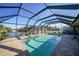 Large screened pool perfect for outdoor entertaining at 18404 Lake Worth Blvd, Port Charlotte, FL 33948