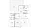 Detailed floor plan showcasing the layout of the home, including the bedroom, bathroom, kitchen, and living areas at 3316 Kacher Rd, North Port, FL 34288