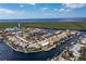 Stunning aerial view of waterfront property and neighborhood at 3636 Aruba Ct, Punta Gorda, FL 33950