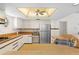 Modern kitchen with stainless steel appliances and ample counter space at 3636 Aruba Ct, Punta Gorda, FL 33950