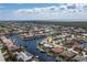 Wide aerial view showcasing home's waterfront location at 3636 Aruba Ct, Punta Gorda, FL 33950