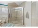 Bathroom with a large shower and updated fixtures at 3636 Aruba Ct, Punta Gorda, FL 33950