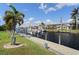 Convenient boat dock with lift, perfect for water access at 3636 Aruba Ct, Punta Gorda, FL 33950