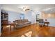 Bright bonus room with hardwood floors, and plenty of space for relaxing at 10122 Winding River Rd, Punta Gorda, FL 33950