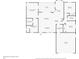 One-story floor plan featuring 2 bedrooms, 2 bathrooms, and a 2-car garage at 17088 Doyle Ave, Port Charlotte, FL 33954