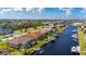 Property features a canal-front location with private dock at 2736 Magdalina Dr, Punta Gorda, FL 33950