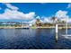 Scenic waterway view with boats docked along the canal at 2736 Magdalina Dr, Punta Gorda, FL 33950