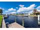 Private dock with multiple boat slips and direct access to the waterway at 2736 Magdalina Dr, Punta Gorda, FL 33950