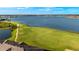 Elevated view of the golf course and lake at 43050 Greenway Blvd # 614, Punta Gorda, FL 33982