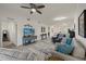 Bright and airy living room with comfy seating and a large TV at 43050 Greenway Blvd # 614, Punta Gorda, FL 33982