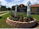 Community entrance sign for Sunshine Villas at 21150 Gertrude Ave # A3, Port Charlotte, FL 33952
