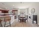 Kitchen dining area with a round table and four chairs at 12538 Richey Ave, Port Charlotte, FL 33953