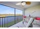 Spacious screened balcony with lake view, perfect for relaxing at 14271 Heritage Landing Blvd # 1526, Punta Gorda, FL 33955