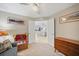 Cozy home office with built-in storage and view of living room at 14271 Heritage Landing Blvd # 1526, Punta Gorda, FL 33955