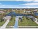 Stunning aerial view showcasing waterfront property and neighborhood at 24004 Vincent Ave, Punta Gorda, FL 33955