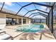 Screened pool and patio area with plenty of space for relaxation at 25373 Tether Ln, Punta Gorda, FL 33983
