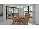 Cozy breakfast nook with pool view at 25373 Tether Ln, Punta Gorda, FL 33983