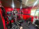 Home gym with various equipment for fitness at 301 Country Club Way, Venice, FL 34285