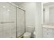 Simple bathroom with a shower/tub combo and white tile at 95 Vivante Blvd # 9534, Punta Gorda, FL 33950