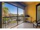Private balcony overlooking a community view at 95 Vivante Blvd # 9534, Punta Gorda, FL 33950