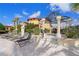 Relaxing spa area with hot tub and lounge chairs at 95 Vivante Blvd # 9534, Punta Gorda, FL 33950