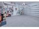 Bright and spacious garage with various storage options at 1450 Kiwi Ct, Punta Gorda, FL 33950