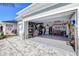 Organized garage with epoxy flooring and ample storage at 1450 Kiwi Ct, Punta Gorda, FL 33950