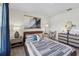 Bedroom with natural light and beach themed decor at 16307 Alcira Cir, Punta Gorda, FL 33955