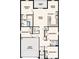 One-story floor plan with 4 bedrooms, 2 baths, and a 2-bay garage at 16307 Alcira Cir, Punta Gorda, FL 33955