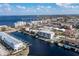 Wide aerial view of waterfront community and canals at 268 Lewis Cir # 132, Punta Gorda, FL 33950