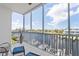 Serene balcony offering peaceful water views and comfortable seating at 268 Lewis Cir # 132, Punta Gorda, FL 33950