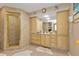 Bathroom boasts a large vanity, shower, and tiled floors at 201 W Tarpon Nw Blvd, Port Charlotte, FL 33952