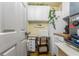 Small home office with built-in cabinets and workspace at 3736 Bordeaux Dr, Punta Gorda, FL 33950