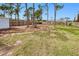 Large backyard with shed, partially fenced at 12075 Appleberg Cir, Port Charlotte, FL 33981