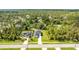 Aerial view of the property showing house and surrounding area at 1497 Nordendale Blvd, North Port, FL 34288