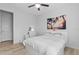 Bright bedroom with a double bed and light colored floors at 1497 Nordendale Blvd, North Port, FL 34288