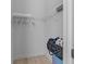 Walk-in closet with wire shelving and hanging rods at 1497 Nordendale Blvd, North Port, FL 34288