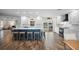 Spacious kitchen with island, stainless steel appliances, and water views at 1230 Swan Ct, Punta Gorda, FL 33950