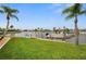 Scenic backyard with boat lift and canal access at 1230 Swan Ct, Punta Gorda, FL 33950